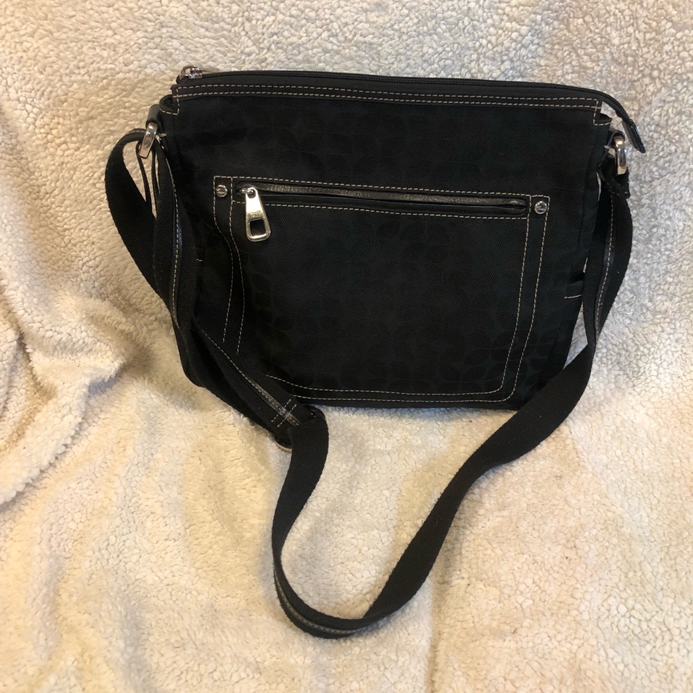FOSSIL CANVAS CROSSBODY BAG